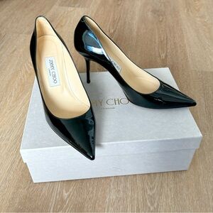 Jimmy Choo - Agnes Patent Pump - Black - 37.5